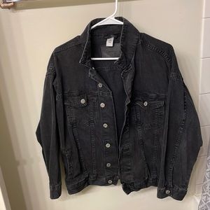 Black Denim Wash Jean Jacket